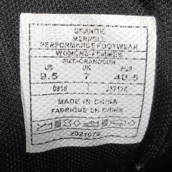 Merrell Moab FST Gray Black Vibram Trail Hiking Walking Shoes Womens Size 9.5 - Picture 10 of 10